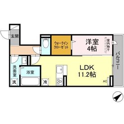 D-room沖野上Ⅱ（D)の物件間取画像